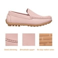 thumbnail image 6 of coXist Kids Toddlers Boys Girls Leather Slip On Loafers Moccasin Boat Dress Shoes, 6 of 7