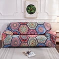 thumbnail image 1 of 1/2/3/4 Seats Elastic Stretch Sofa Armchair Cover Slipcovers Bohemian For Home, 1 of 10