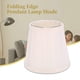 thumbnail image 4 of Chandelier Lamp Shade Holder Bed Lamp Hanging Light,light yellow, 4 of 5