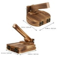 thumbnail image 2 of Luxshiny 2pcs Pierogi Maker Press Wood Light Brown for Beginners Cooking, 2 of 6