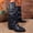 Navy, variant on Women's Knee High Boots, Non Slip Fashion Pull On Pointed Toe Fall Winter Shoes Navy Size 6