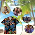 thumbnail image 6 of Netecom Happy Turkey Day Hawaiian Shirt for Men Women, Thanksgiving Turkey Music Button Down Summer Beach Shirts, S-5XL, 6 of 6