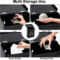 thumbnail image 6 of Pethiy Metal Lint Bin for Laundry Room, Magnetic Lint Bin, Wall Mounted Lint Box Holder, Washer Dryer Trash Can with Lid, Modern Farmhouse Laundry Room Decor, Organization & Storage-Black, 6 of 6