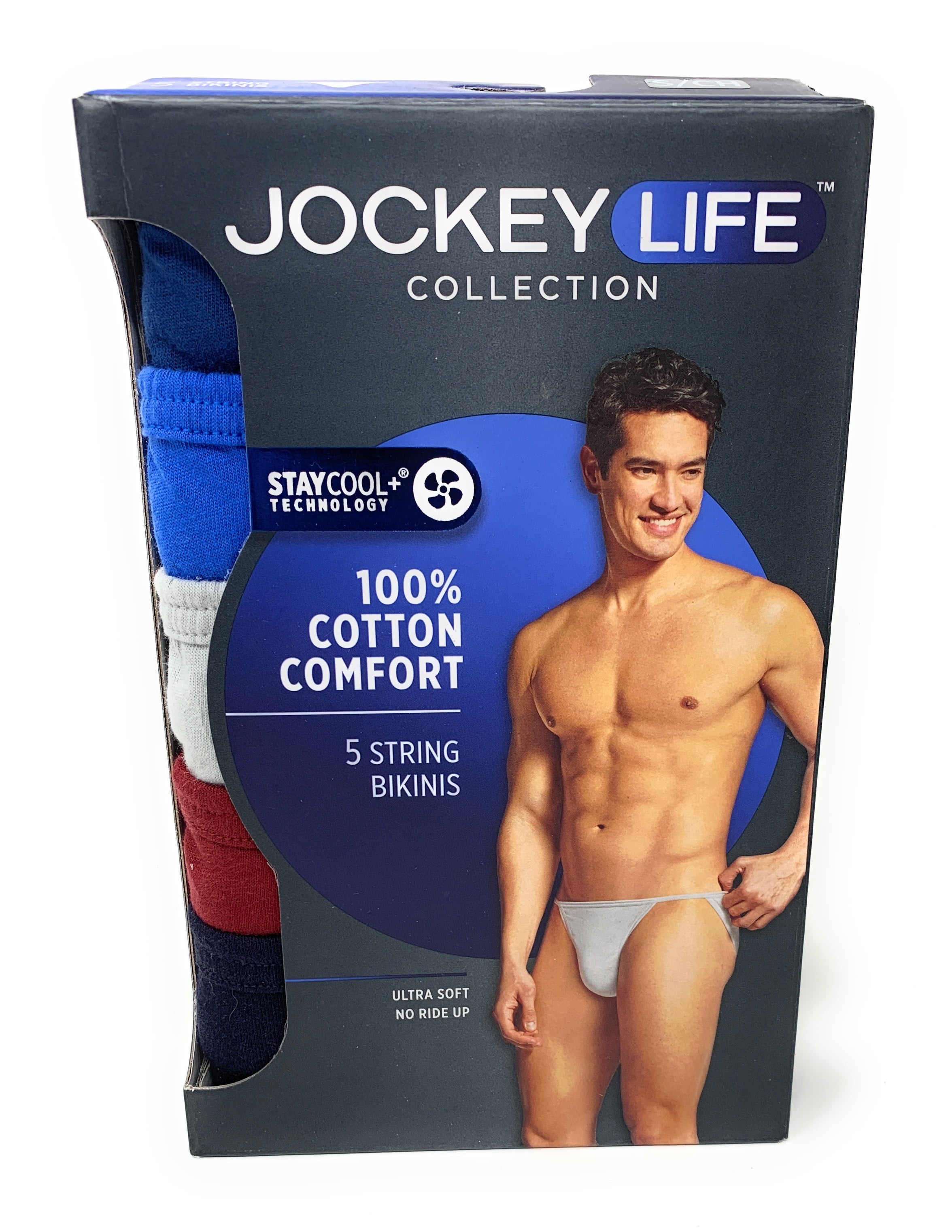 Jockey Life Men's String Bikini, 5 Pack
