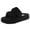 2-Black, variant on Fuzzy Women's Slippers with Adjustable Open Toe Slides Cozy Platform Slippers Thick Sole Slippers for Women House Shoes for Women