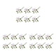 thumbnail image 2 of 6 Piezas de PVC Artificial Lilys Naiovety Decorativo Falso Adorno Blanco, 2 of 6