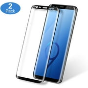 Tempered Glass Compatible With Samsung Galaxy S9 [2 Pieces], Screen Protector For Samsung Galaxy S9, Anti-Scratch Screen Protector, 9h Degree Of Hardness, 99% Transparent