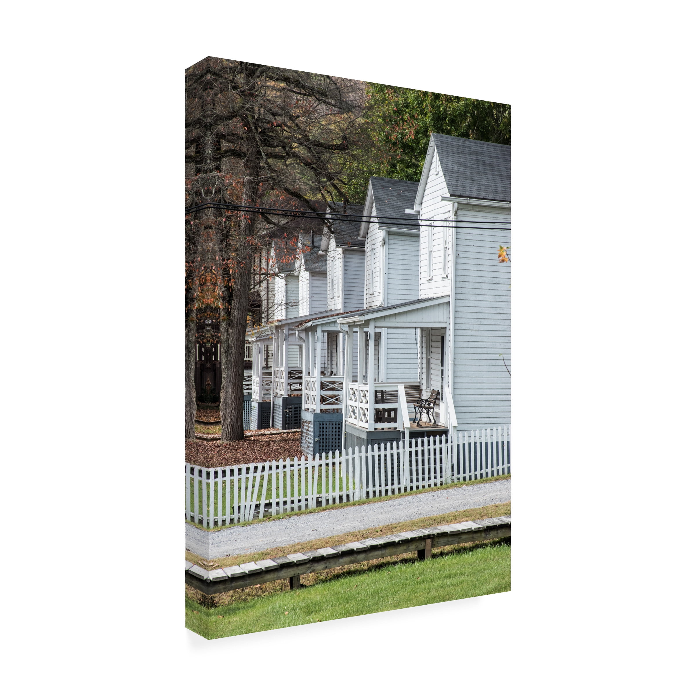 Robert Michaud 'Company Houses Cass 1' Canvas Art