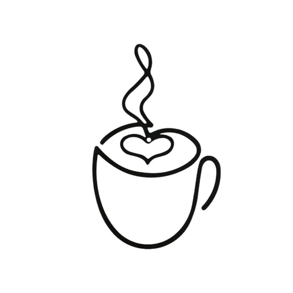 Indoor Wall Decoration Iron Wall Stickers Unique Craftsmanship Decorative Pendant for Home and Coffee Shop Wall Art