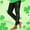 #084-Green, variant on Women's St. Patrick's Day Print Yoga Leggings, Butt-Lifting and Stretchable, Casual Fitness Wear for Exercise and Daily Activities