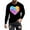 Black(Type 24), variant on NuoCaiYun Men's Fashion Valentine's Day Tops Sports Casual Long Sleeve Loose Round Neck Pullover Comfort Blouses