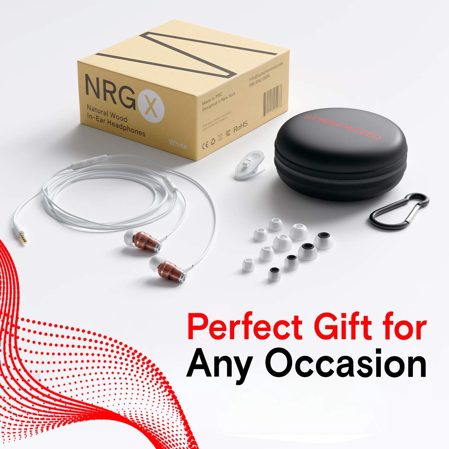 Symphonized Wired Earbuds with Microphone 3.5mm - Noise Isolating Headphones with Wire, Earphones Wired, Headphones with Microphone for Computer, Ear Phones Android Electronics Wired