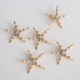 thumbnail image 4 of EIMELI 5 Pcs Pinces à Cheveux Étoiles de Mer Faites à la Main Étoile de Mer Étoiles de Mer Dorées Épingle à Cheveux Accessoires pour Cheveux, 4 of 4