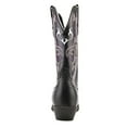 thumbnail image 2 of Justin Western Boots Womens Leather Stampede Deercow Black L2554, 2 of 5