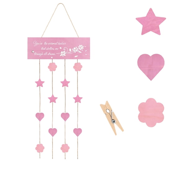 Mothers Day Decoration, Wooden Hanging Sign Plaque, Heartfelt Wall Art Decor, Celebration Party Supplies, Thoughtful Sentiments Display, Home Office Aesthetic Accessory