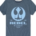 thumbnail image 3 of Star Wars - Rebel Fleet Flight Patch - Toddler And Youth Short Sleeve Tee, 3 of 5
