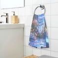 thumbnail image 3 of Yayeee 100% Cotton Hand Towels for Bathroom 16" x 28" Soft Absorbent Kitchen Towel, Beautiful Floral Moon, 3 of 7