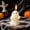 B, variant on Halloween Ghost Candle Spooky Cute White Wax Ghost Figurine Decorative Pillar Candle for Halloween Party Tabletop Centerpiece Home Mantel Shelf and Indoor Holiday Decor
