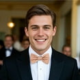 thumbnail image 5 of OCIA Mens Pre-tied Solid Bowtie Adjustable Formal Tuxedo Bow Tie for Wedding Party, 5 of 5