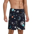 thumbnail image 2 of Sikiie Galaxy2 Mens Pajama Shorts, Lightweight Lounge Pant with Pockets Soft Sleep Pj Shorts for MenXX-Large, 2 of 6