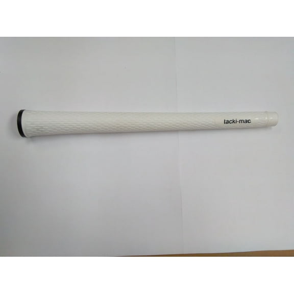 Tacki-Mac Itomic White with Black Cap Grip (White, Standard) 60R 48g NEW