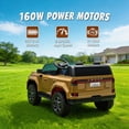 thumbnail image 5 of Track Seven Licensed Lexus GX550 24V Kids Ride on Car, 2-Seater Electric Car with Remote Control, Bluetooth, LED light, 4-Wheel Suspension, 20" Wide Seat, 24V Ride on Toy for Boys Girls Age 3+, Brown, 5 of 8