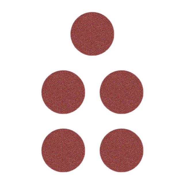 relayinert 10 Pcs 100mm 180 Grains Papier de Verre Polissage Disques de Papier Outils de Broyage Ronds Rouges pour 4 Pouces 120 mesh 5Ensemble