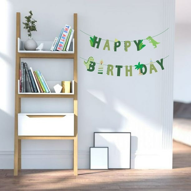 Download 3D Dinosaur Happy Birthday Banner Party Supplies Decor T ...