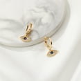 thumbnail image 3 of TINGN Sunflower Earrings for Women Huggie Hoop 14K Gold Plated Sterling Silver Post Sunflower Dangle Earrings, 3 of 5
