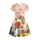 thumbnail image 1 of Minnie niñas verano vestido de manga corta para niños 2022 ropa para niños niñas bebé princesa vestido Disney Mini lindo vestido 110 heqiyong CONDUJO, 1 of 2