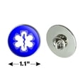 thumbnail image 6 of Star Of Life Medical Health EMT RN MD Metal 1.1" Tie Tack Hat Lapel Pin Pinback, 6 of 7