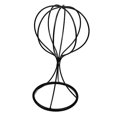 thumbnail image 3 of Unatoiry Balloon Style Hat Holder Tabletop Decorative Stand Display Wig Black 32cm 1Set, 3 of 6