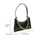 thumbnail image 3 of Bolso bandolera de cuero para mujer • Gran capacidad multicompartimento • Bolso mensajero de un solo hombro • Bolsa de moda, 3 of 3