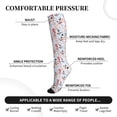thumbnail image 2 of Sikiie Sea Horse And Corals 1 Pairs Compression Socks for Men and Women 15-20 mmHg Running Support Socks, 2 of 7