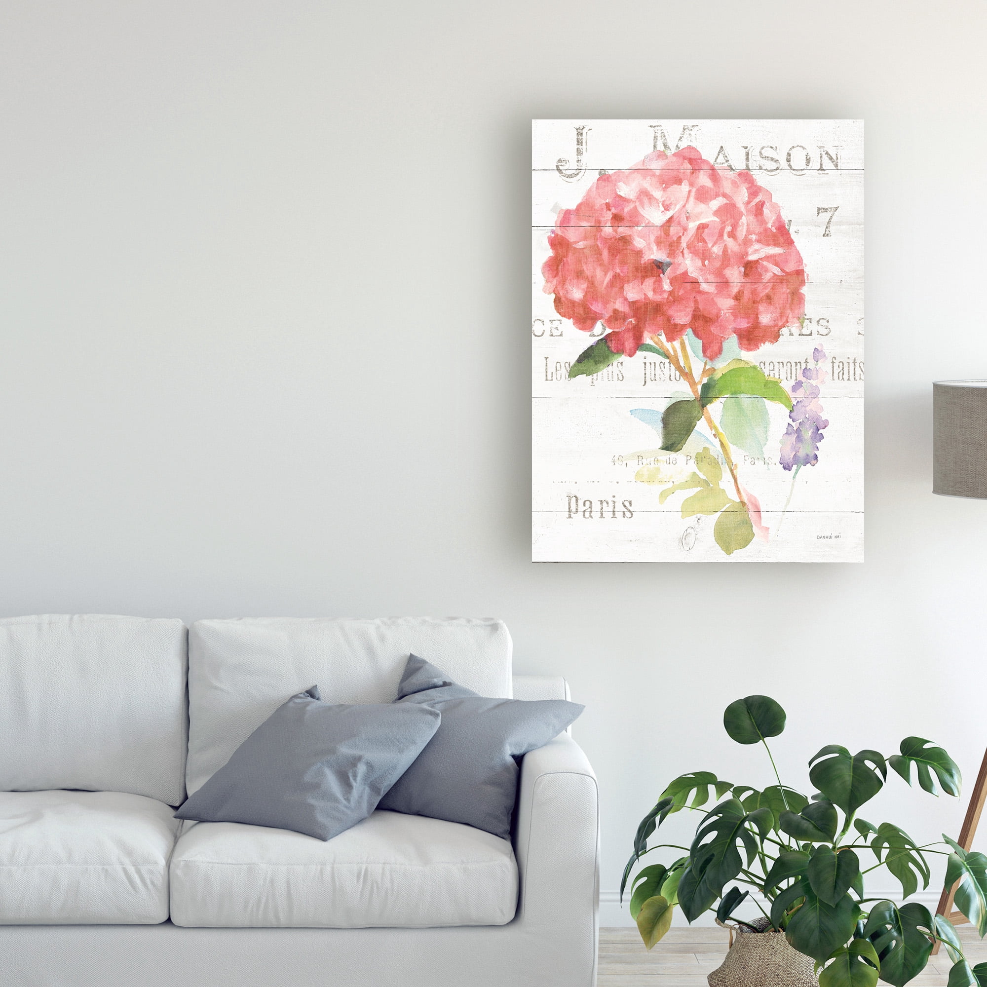 Trademark Fine Art 'Maison des Fleurs VI' Canvas Art by Danhui Nai