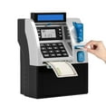 thumbnail image 4 of Tenkaybox, Tenkaybox Smart ATM Piggy Bank, Electronic Money Saving Bank with Password, Digital Display & Coin Bill Slot - Fun Financial Learning for Adult (Black), 4 of 6