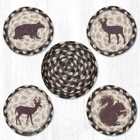 Capitol Importing 29-CB518W 5 in. Wildlife Coaster Set