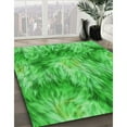 thumbnail image 2 of Ahgly Company Indoor Rectangle Patterned Neon Green Area Rugs, 2' x 4', 2 of 6