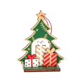 thumbnail image 2 of Eolstice Christmas Wooden Tabletop Ornaments, Festive Wood Centerpiece, Seasonal Xmas Desktop Decor, Home Holiday Party Decoration, Cute Table Accent, 2 of 7