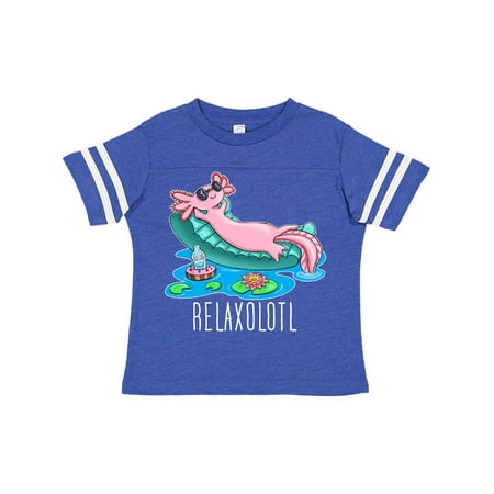 

Inktastic Relaxolotl- cute axolotl on summer vacation Gift Toddler Boy or Toddler Girl T-Shirt