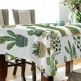 thumbnail image 3 of JSTEL Cactus Cacti Boho Table Cloth Rectangle 60 x 108 Inch Tablecloth Anti Wrinkle Table Cover for Dining Kitchen Parties, 3 of 6