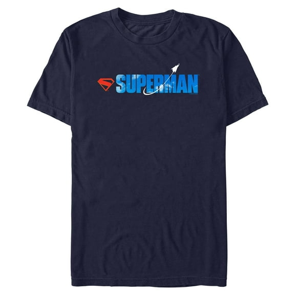 Mens Superman Fly Logo T Shirt