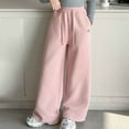 thumbnail image 4 of Tiijoy Big Girls High Rise Wide Leg Sweatpants Baggy Casual Active Pants Trousers, 4 of 7