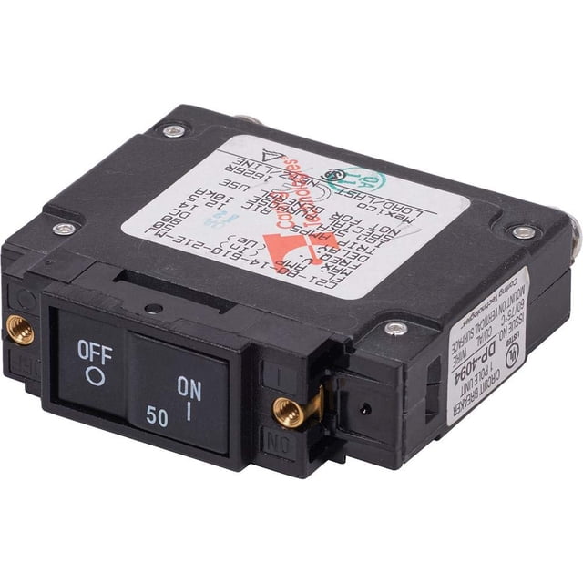Interruptor automático Blue Sea Systems serie C 7445 50A DC UL489