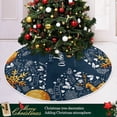 thumbnail image 6 of FMSHPON Merry Christmas Star Xmas Christmas Tree Skirt Stand Mat for Holiday Party Decoration Indoor Outdoor 48 inches, 6 of 6