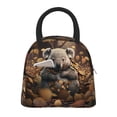 thumbnail image 2 of Haiem Cute Fallen Leaf Koala Printed Lunch Bag Women, Lunch Box Lunch Bag for Women, Small Leakproof Cute Lunch Tote Large Capacity Reusable Insulated Cooler Lunch Container, 2 of 6