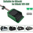 thumbnail image 2 of For Hitachi/for Hikoki 18V-36V Battery Power Wheel Adapter with Fuse Switch Battery DIY Adapter Power Convertor Dock Connector, 2 of 7