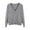 Gray, variant on eileial Women's V Neck Sweaters Casual Open Front Button Down Cardigan Comfy Knit Outerwear Basic Solid Color Sweater Coat Fall,Beige M