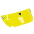 thumbnail image 4 of Mistaha Motorcycle Helmet Sun Visor Yellow - Retro Style Design for Forehead and Eye Protection - Anti-UV, Anti-Fog, Anti-Scratch - Universal 3-Snap Flip Up - Strengthened Polycarbonate - Fits Open, 4 of 6