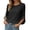 P658 Black, variant on Tfken Summer Tshirts For Women Half Sleeve Crew Neck Tops Tees Casual Baggy T-Shirts Ladies Classic Clothes Outdoor Size L Black
